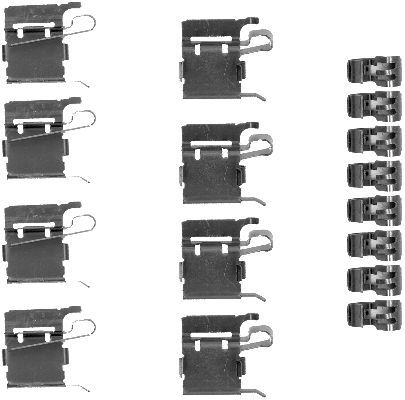 HELLA PAGID Tarvikesarja, jarrupala 8DZ 355 203-381